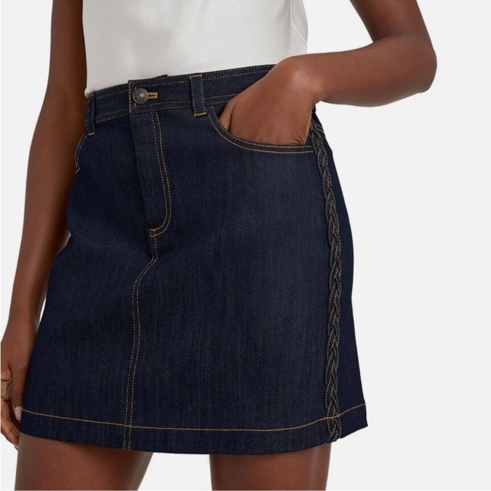 NWT Cinq à Sept Braided Lynette Skirt